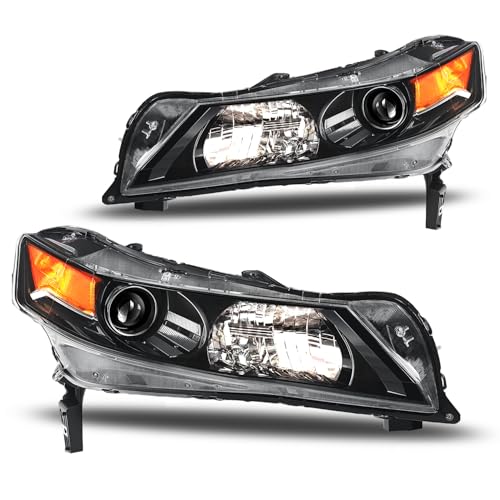 JSBOYAT HID Xenon Headlight Assembly Pair Set for 2009-2014 Acura TL Sedan 4-Door OE Style HeadlampDriver & Passenger Side