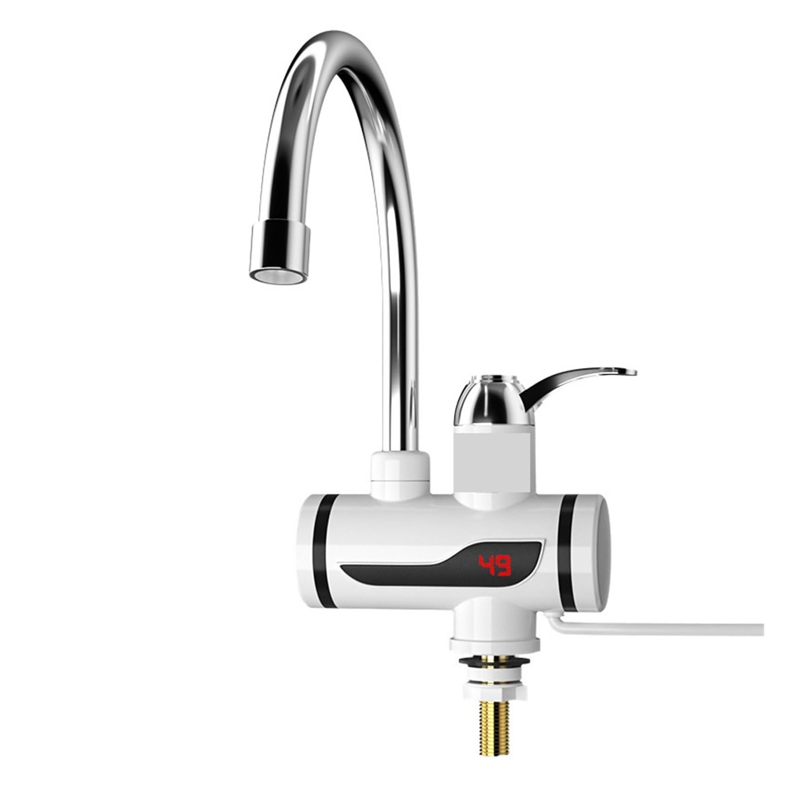 LNHHG Instantaneous Water Heater Hot And Cold Use Tap Intelligent Temperature, Display 3 Seconds Heating Kitchen Instant Hot Faucet,instant Hot Water Faucet(Lower Inlet)