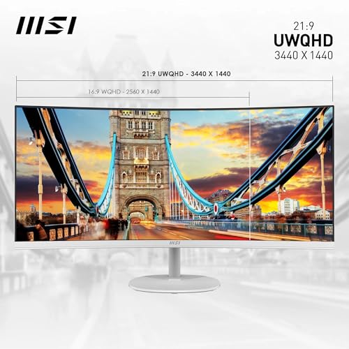 MSI PRO MP341CQW écran incurvé 34" UWQHD 100Hz - photo 3