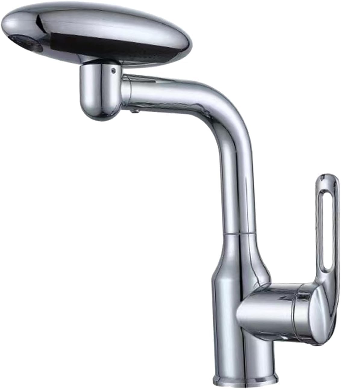 Snevad 4in1 Waterfall Bathroom,Multifunctional Faucet, Basin Faucet 360
