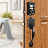 Keyless Entry Door Lock, Smart Door Locks with Keypads, Electronic Keypad Deadbolt, Front Door Lock