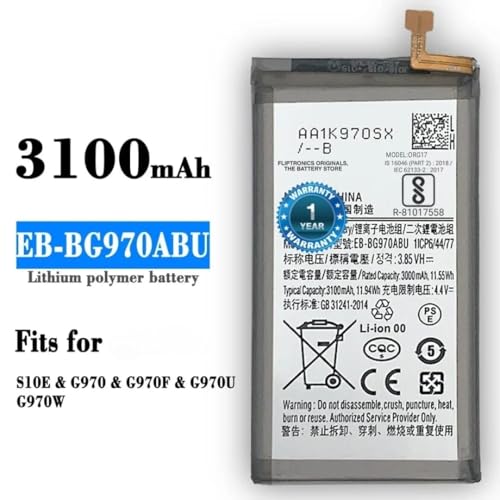 Image of Original EB-BG970ABU Battery for Samsung Galaxy S10E SM-G97000 Battrey with 1 Year Warranty***(Y0000019)