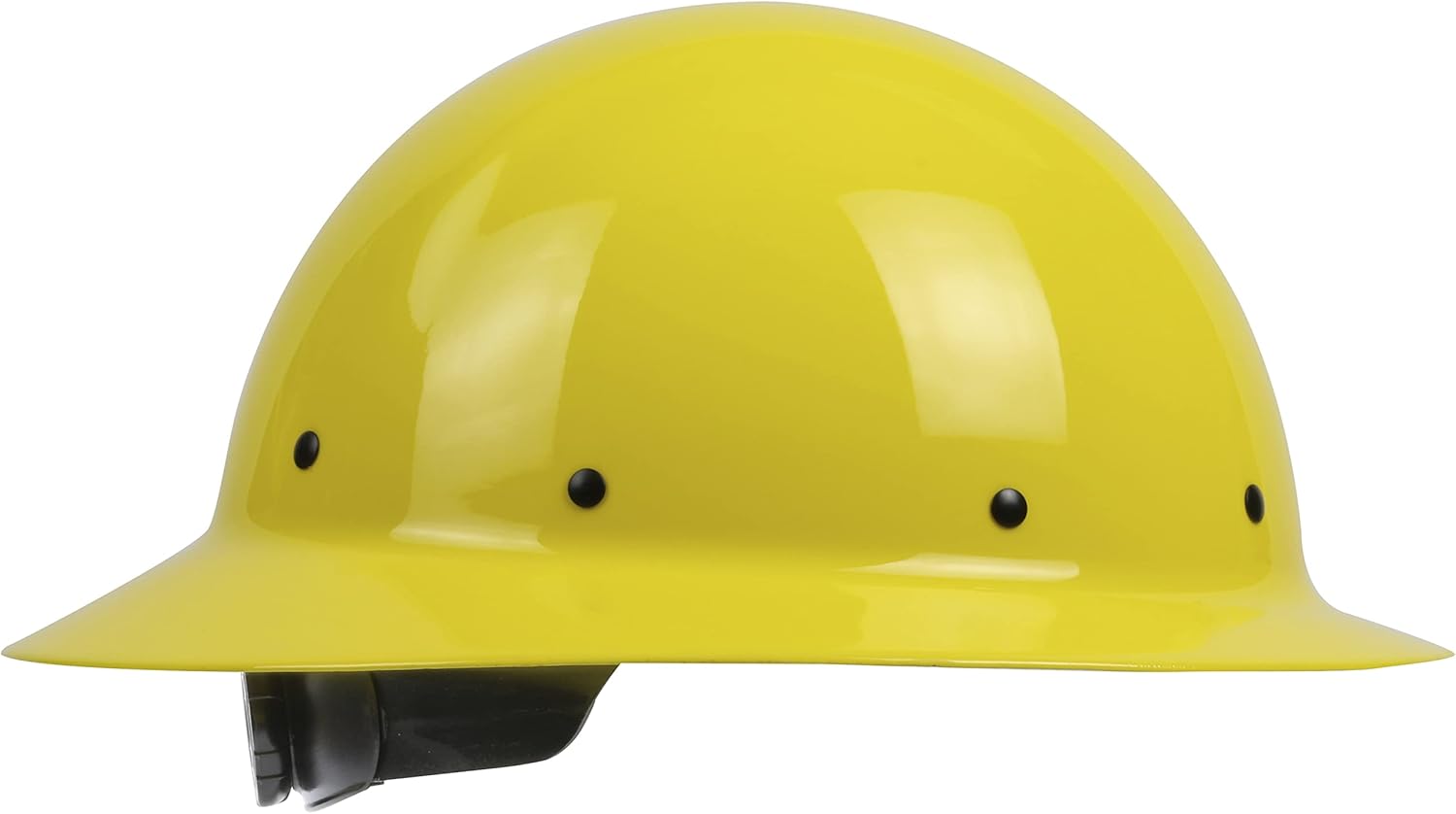Dynamic WolfJaw Fiberglass Full Brim Hard Hat with Wheel Ratchet