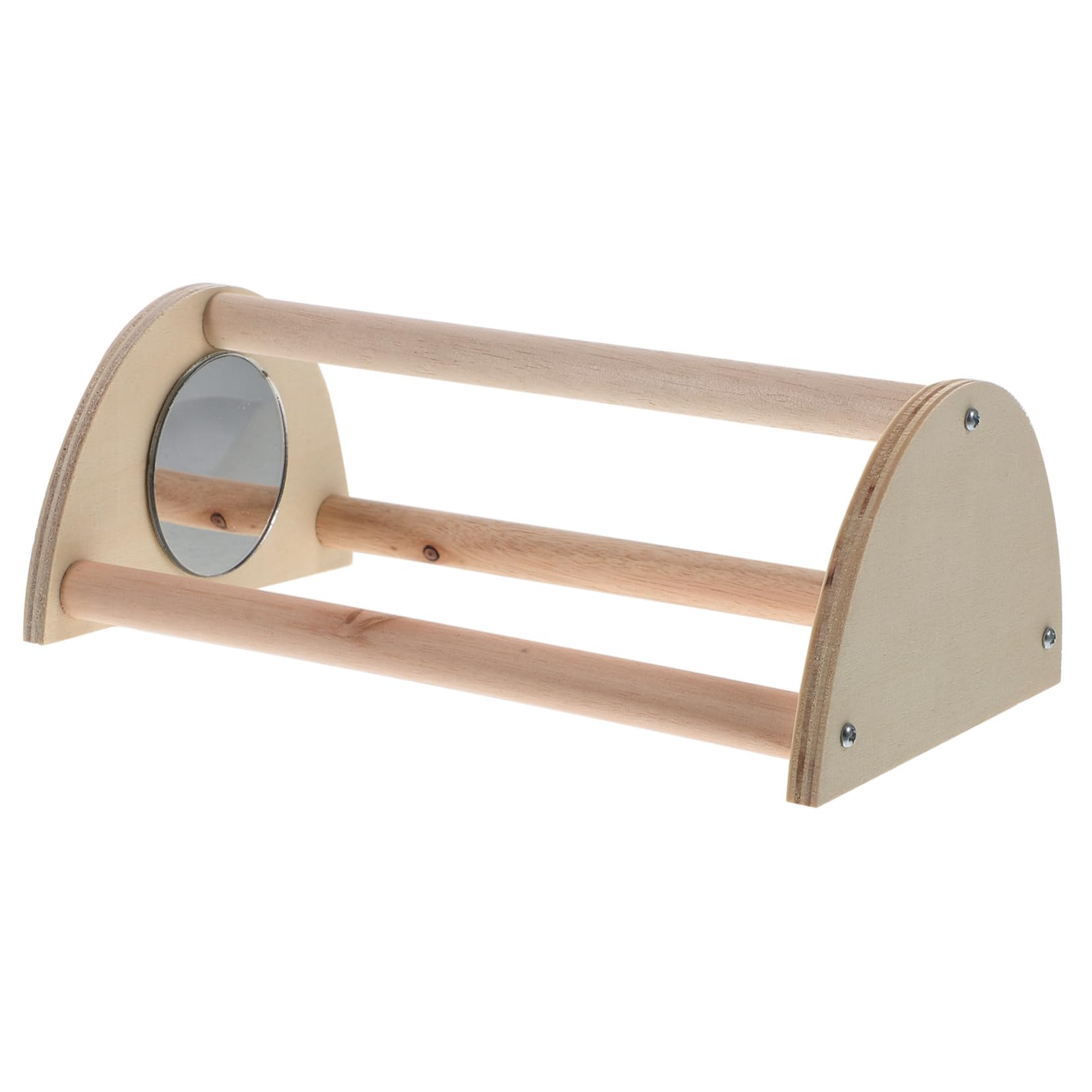 COLLBATH Wood Chick Standing Perch Durable Chicken Roosting Bar for Training Engaging Activity Natural Behavior for Various Bird Breeds Coop