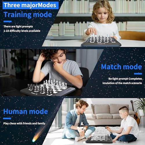 Umissfun P6 Electronic Chess Set, Chess Set Board Game, Computer Chess Game thumb #6