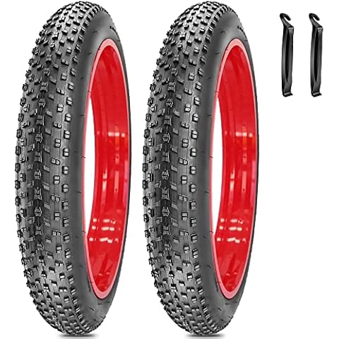 2 Stück 50,8 x 10,2 cm Fat Bike Reifen Elektrofahrrad Reifen Mountainbike Schnee Fahrrad Reifen Cover