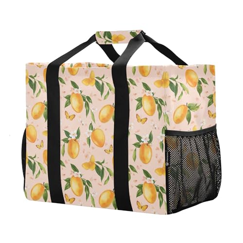 KLL Beach Totes Bags with Handles Collapsable With Pockets Grocery Bags Reusable2