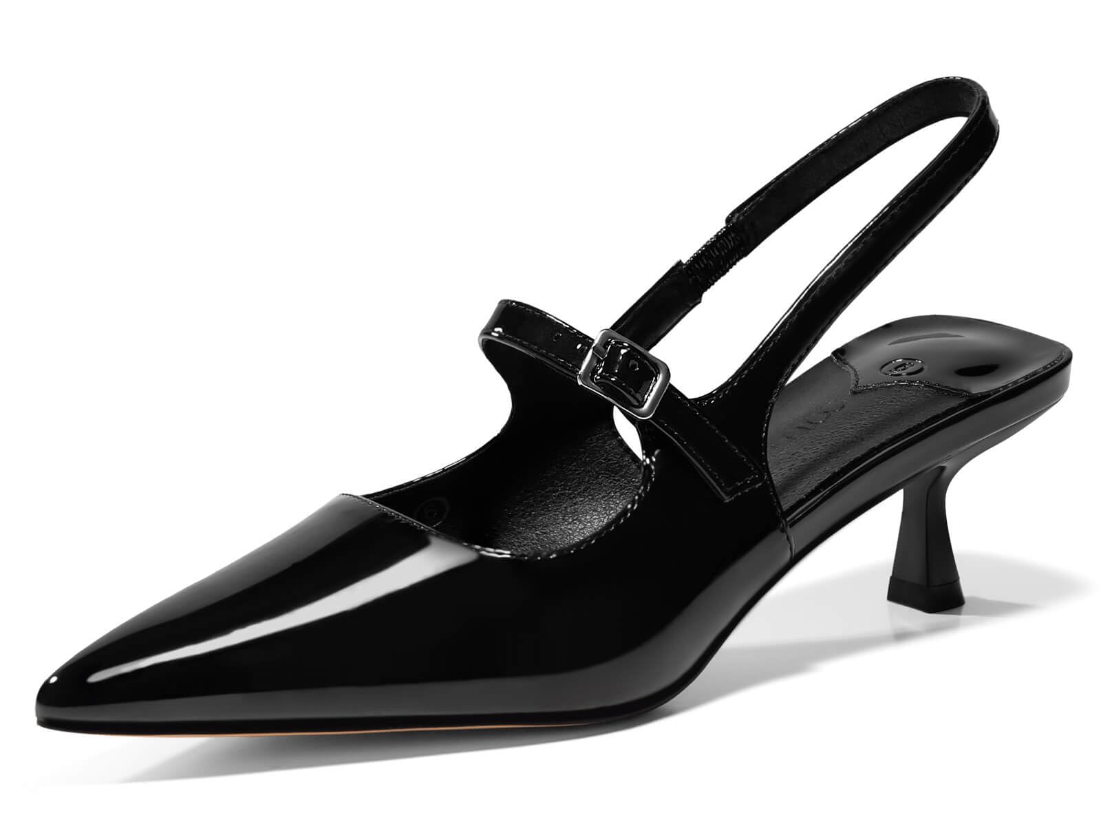 Coutgo Slingback Kitten Heels for Womens 2024 Pumps Party Dress Shoes