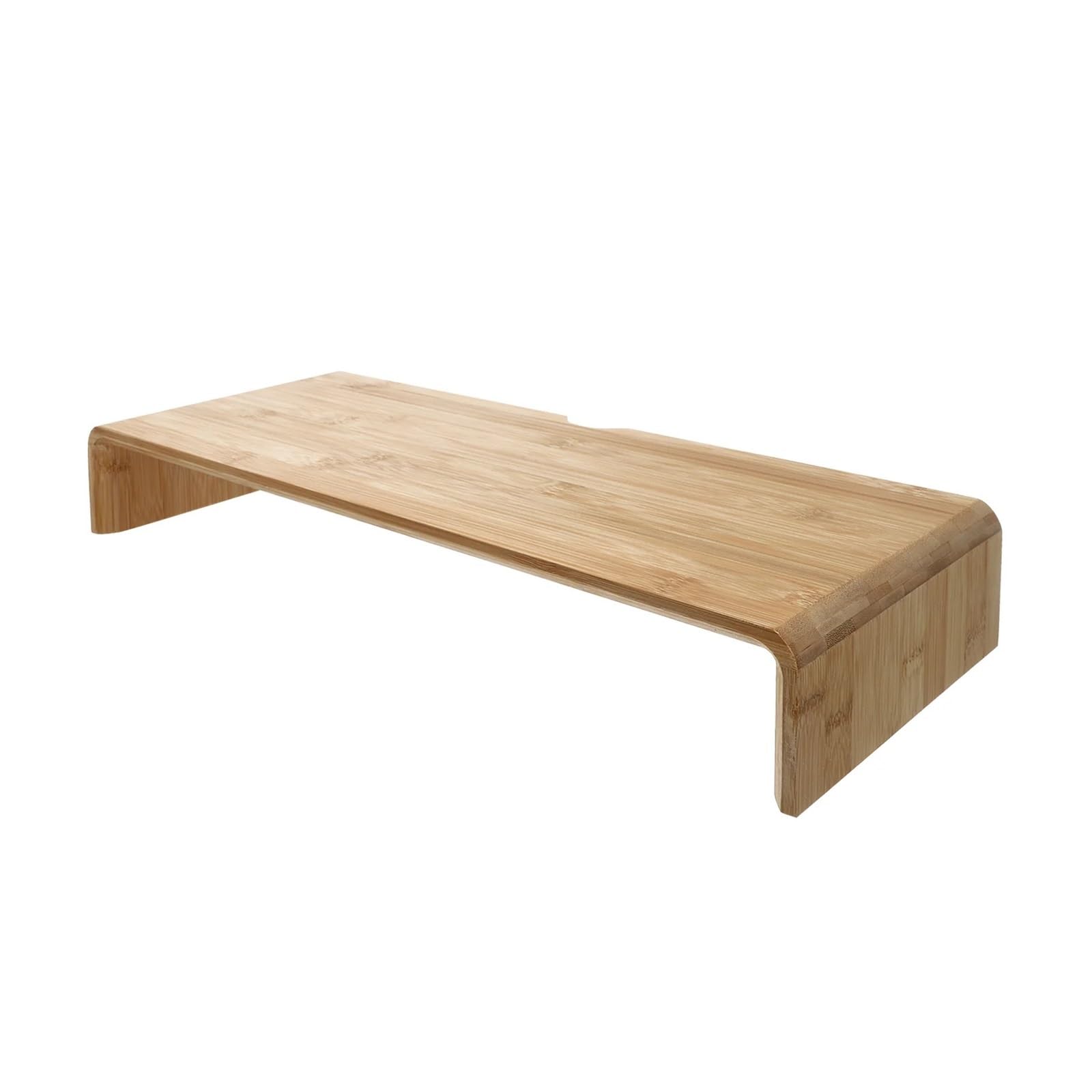Support de moniteur en bois et rehausseur d'écran pour bureau ergonomique