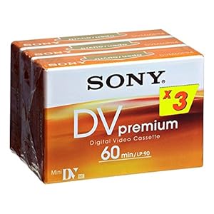 Sony Mini DV Premium 3er Pack 3DVM60PR