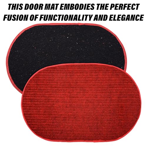 Image of Kuber Industries Door Mat | Door Entrance Mat | Entryway Door Mat | Home Door Mat | Floor Door Mat | Anti-Slip Door Mat | Door Mats for Outdoor & Indoor | Pack of 3 | Multi