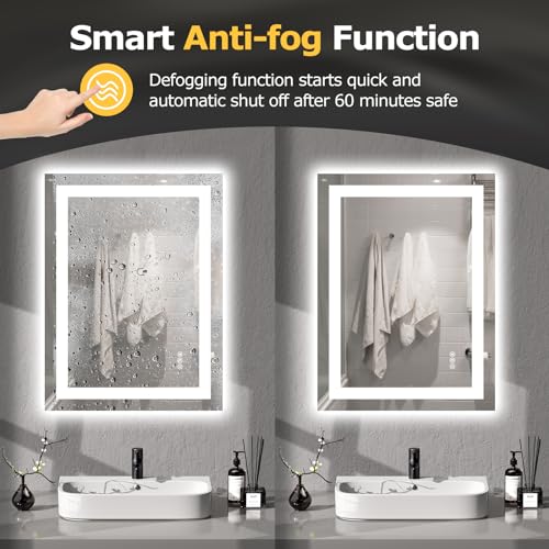 LED-Bathroom-Mirror-with-Lights-24x-32-Wall-Vanity-LED-Mirror-Stepless-DimmableDouble-Front-and-BacklightAnti-FogMemory-Smart-Mirror-for-Bathroom