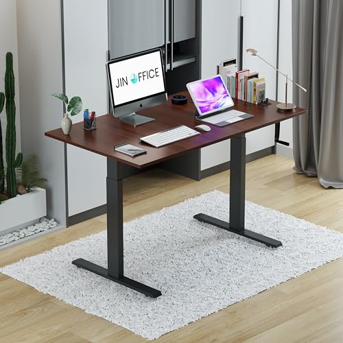 Jin Office Vertex Manual Height Adjustable Table| Adjustable Stan...