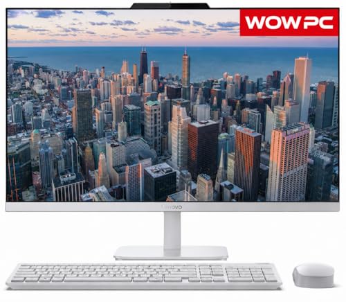 Image of Customized All in One Desktop, Intel Ultra-Fast Quad-Core CPU| 24'' Full HD Display| 32GB RAM, 2TB SSD| Wi-Fi 6| Bluetooth| USB, Ethernet Port| Windows 11 | HDMI Out| Wireless Keyboard & Mouse