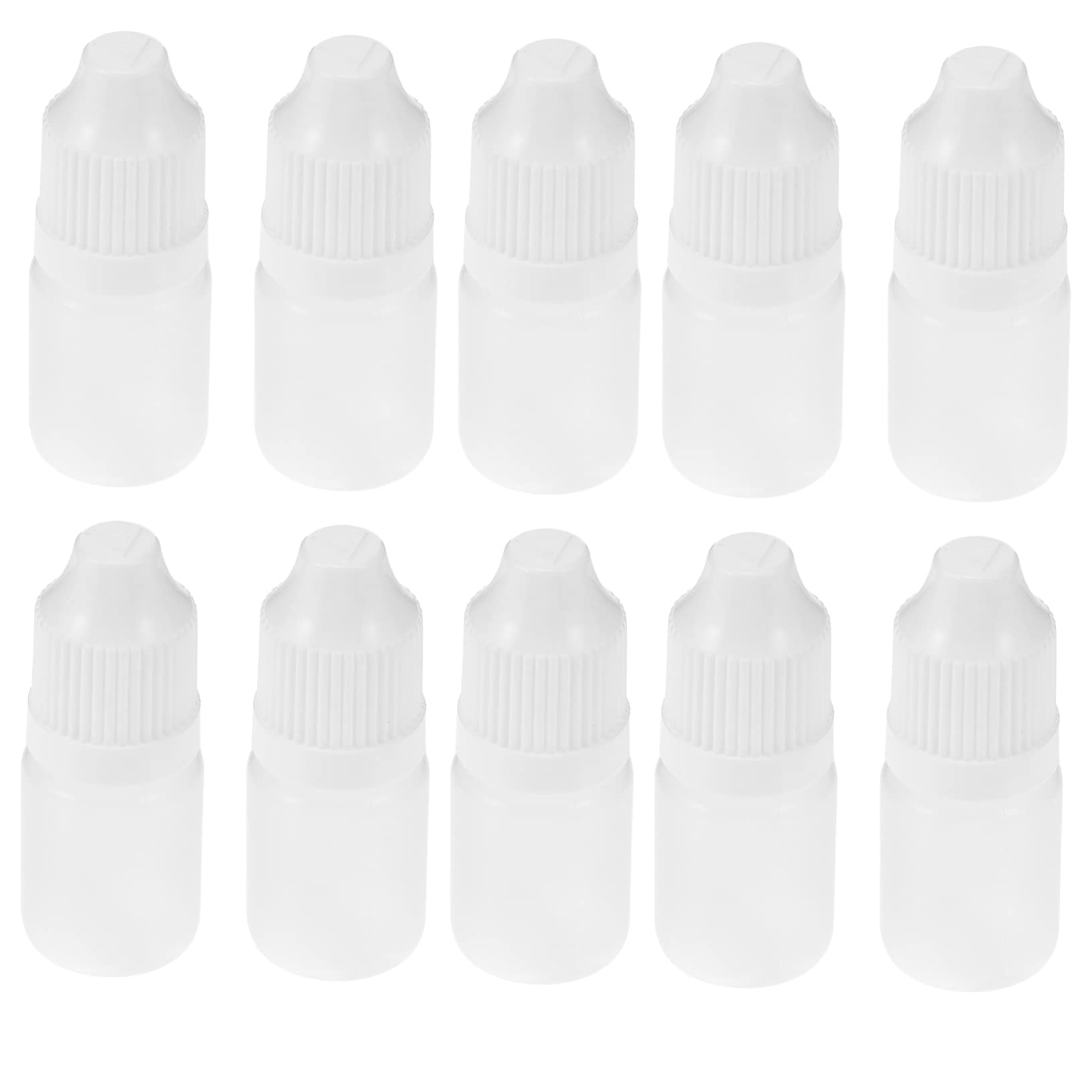 FUNOMOCYA Squeezable Dropper Bottles 5ml Plastic Eye Liquid Bottles for Dispenser