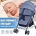 Mosquito Net for Stroller 2Pack - Protective Baby Mosquito Bug Net for Strollers, Bassinets, Cradles, Playards, Pack N Plays and Portable Mini Crib (Navy)
