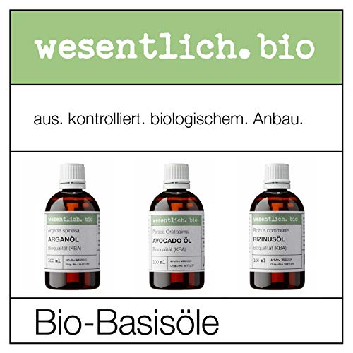 wesentlich. Sheabutter BIO 100g | 100% reines Naturprodukt für Creme und Kosmetik | naturrein im Glastiegel | pure Körperpflege