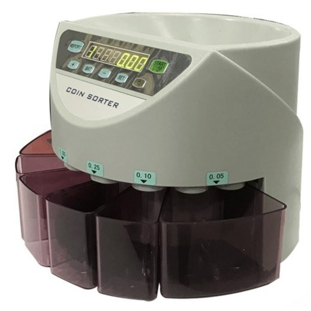 【新500円対応・異物検出機能 】カウンター 日本硬貨選別計数機 Amazon | 高速 コインカウンター 【新500円対応・異物検出機能