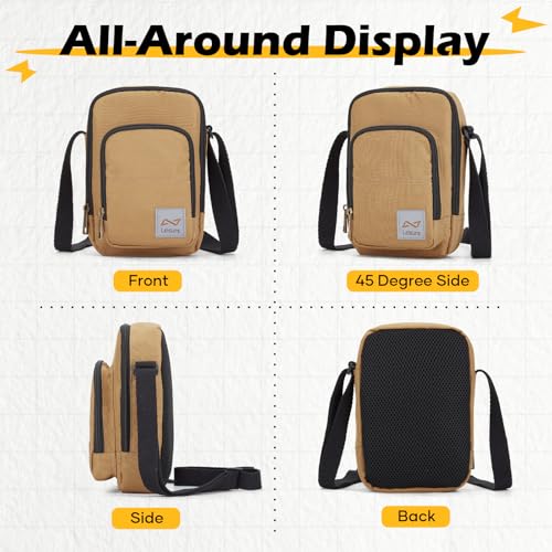 Image of SEAFEW Mini Crossbody Bag Shoulder Bag for Men, Small Messenger Satchel Bag for Women