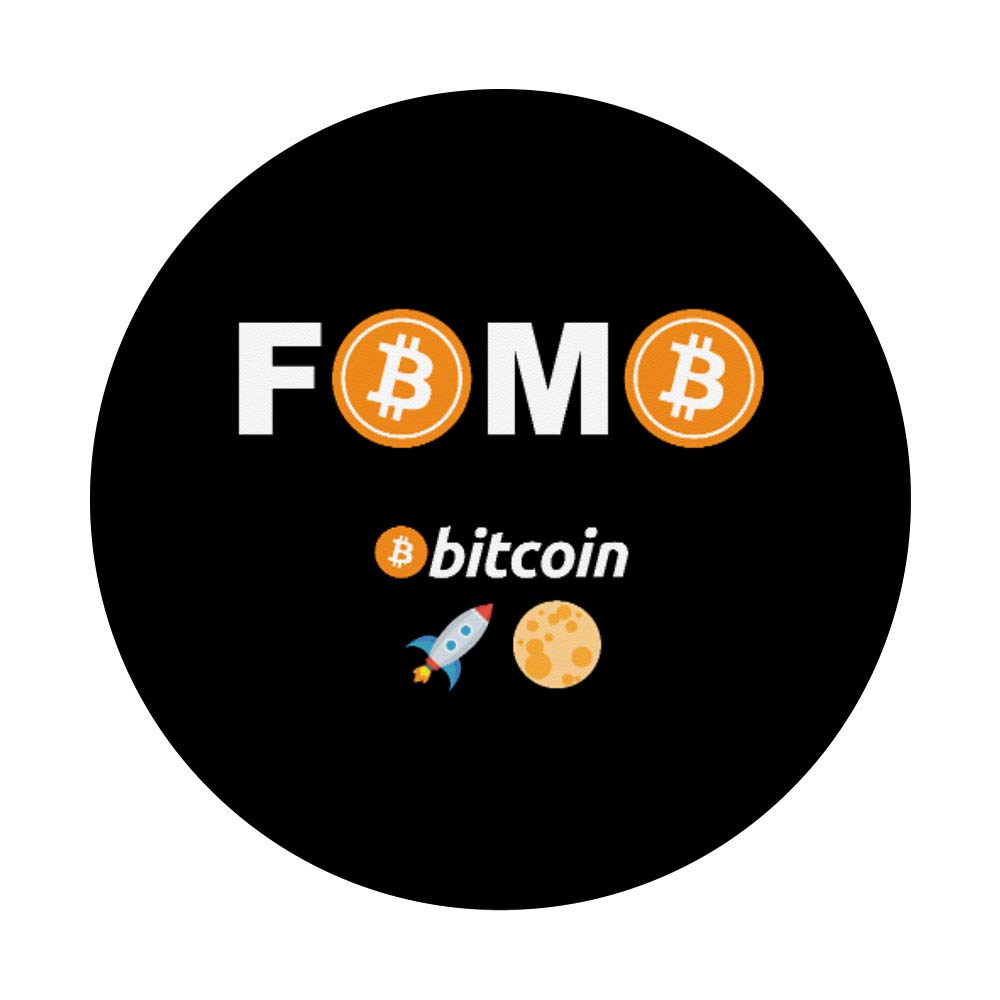 Amazon.com: Bitcoin FOMO To the Moon HODL Crypto Cryptocurrency PopSockets  PopGrip: Swappable Grip for Phones & Tablets : Cell Phones & Accessories