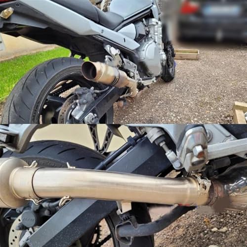 Silenciador Suzuki GSX 650 F escape deportivo con tramo central deslizante 2