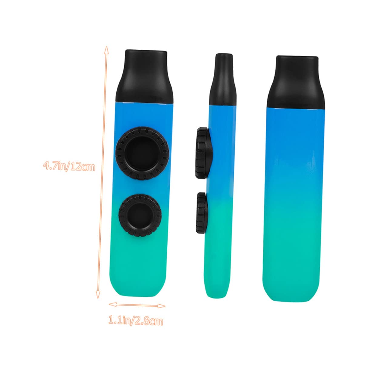 ifundom 4sets Kazoo Musicale Professionale Per Principianti Strumento Facile Da Suonare Per Chitarra e Ukulele Realizzato Materiale Sicuro e Durevole Sfumato Per Esibizioni Musicali e