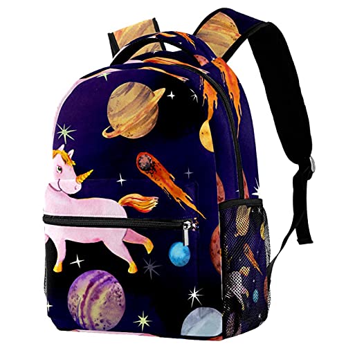 Sac à dos licorne et planètes pour inspirer les rêves des écoliers