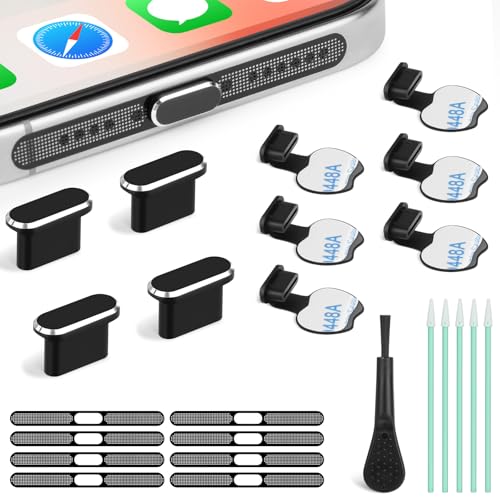 AXFEE Kit de Limpieza De Interfaz de TeléFono MóVil de 24 Piezas