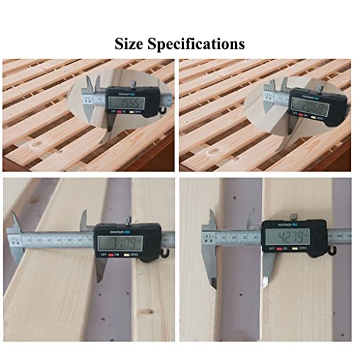 Planche de lit en pin rigide 90x190 cm pliable et respirante - 8