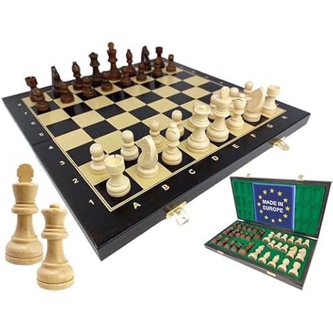Jeu d'échecs en bois ChessEbook Cover