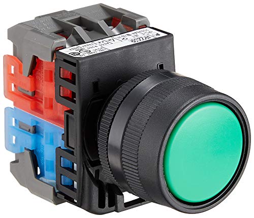 富士電機 φ22.3・25.5共用 押しボタンスイッチ 緑 AR22G3R-11GZB