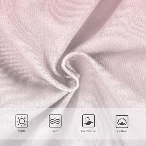 Joisal Girls Underwear Toddler 2t Cotton Panties Little Girl Pattern Underpants Briefs Blush Pink Cyan Gradient3