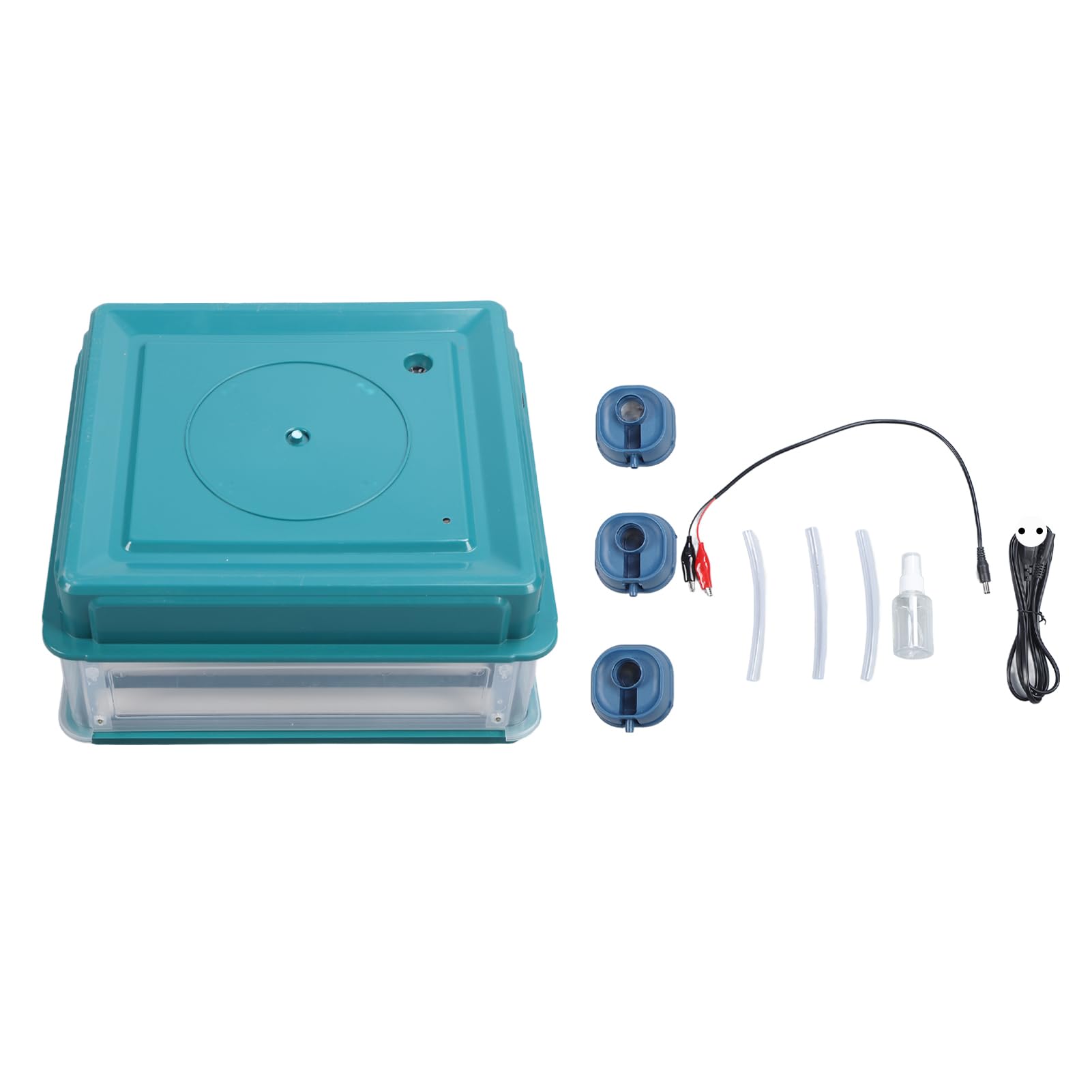 Controlador de Incubadora de Huevos, Controlador de Temperatura de Incubadora de Fácil Observación, Luz LED con Giro Automático para Laboratorios (Enchufe europeo 220V 38 huevos)