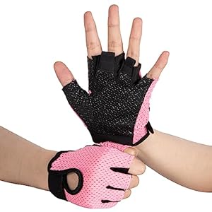 WIFUN 2 Pcs Weight Lifting Gloves Breathable Gym Gloves with Wrist Support Workout Training Gloves for Men Women Training,Exercise, Fitness,Cycling