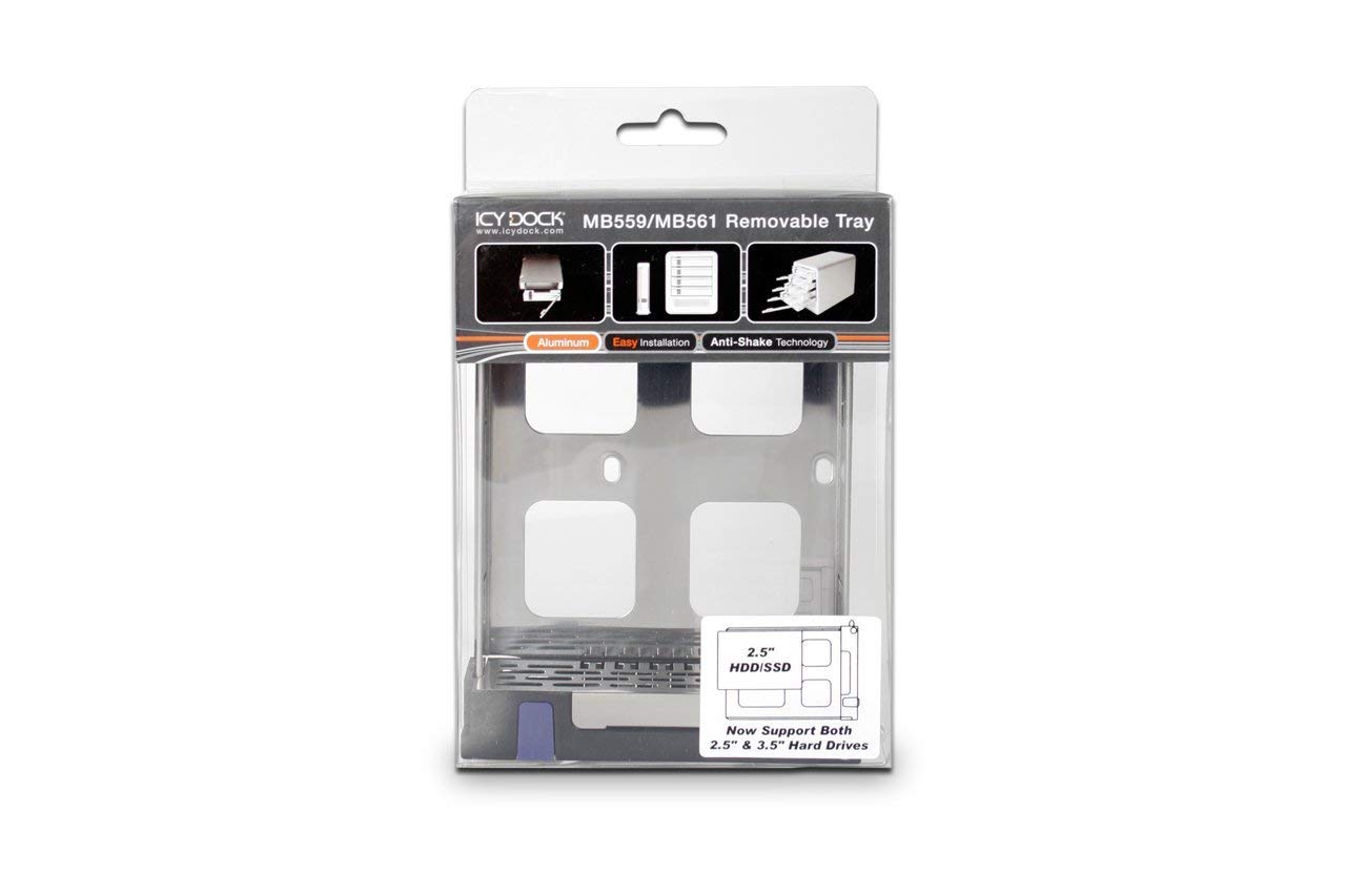 Bandeja HDD/SSD de 2.5/3.5 para FatCage MB15X, DataCage MB45X y MB876 Series | Bandeja EZ-Tray MB453TRAY-2B 6