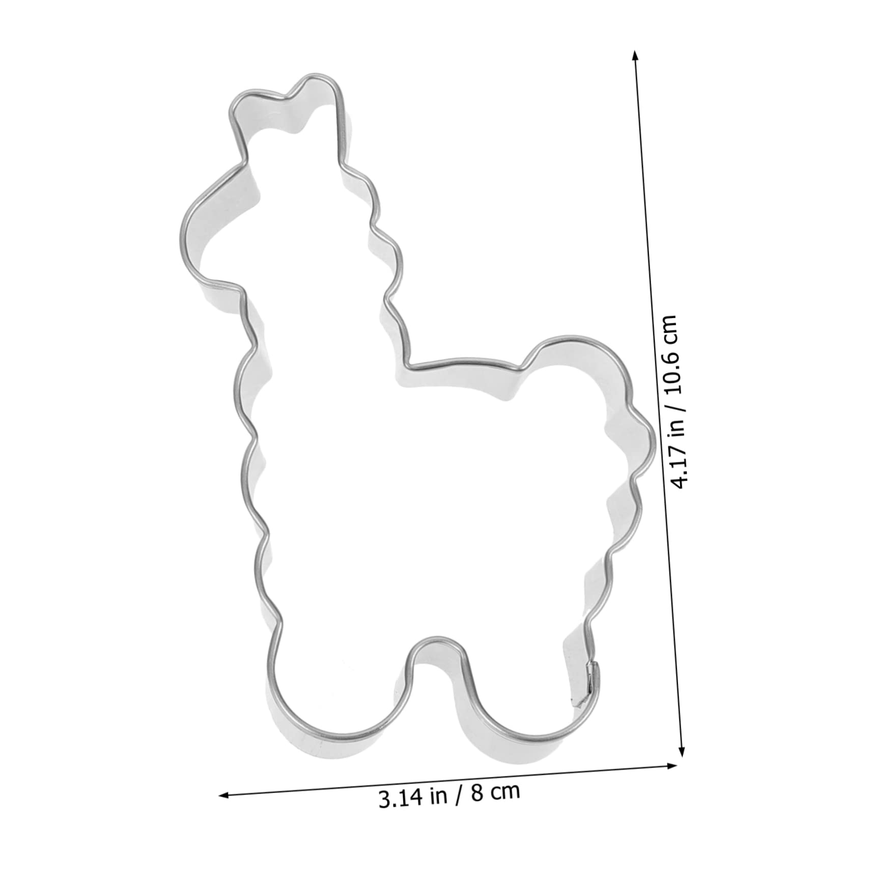 Lot De 4 Emporte-pièces Robustes En Forme Dalpaga En Acier Inoxydable Pour Biscuits Fondants Légumes Plusieurs styles