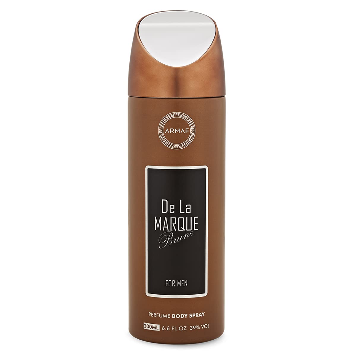Armaf De La Marque Brune Man Black Deodorant for men 200 ML - Perfumes - body spray for men - Fairness, fresh, relaxing all day - Deo