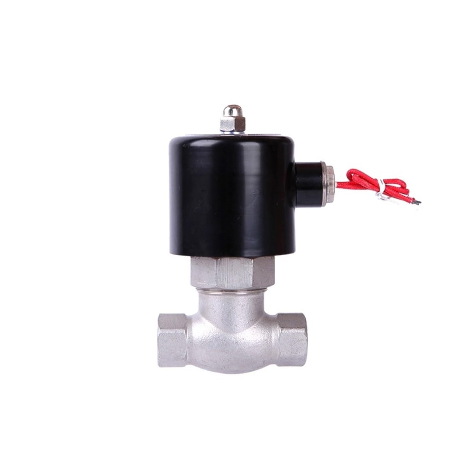 JNVFTCUX 304 Stainless Steel High Temperature Brass Steam Solenoid Valve 24v 1/2 Normally Closed 220v 110v(BSP-230VAC)