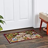 Violet Linen Decorative Christmas Tapestry Area Rug, 19