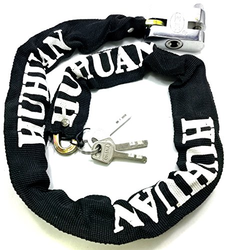 TriEcoWorld Cycle de vélo de moto Chaîne de sécurité antivol Cadenas 100cm (1 Mètre)