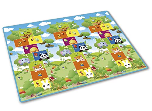 Aziamor 2037 Tappeto Tappetone Magico Pavimento Maxi Per Bambini In Gomma Eva 200X180 Cm