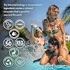Aloe Up Mineral Sunscreen Lotion SPF 50 - Broad Spectrum Lotion for Face and Body - Gen2 Zinc Oxide & Aloe Vera Gel - Dries Clear - Reef Friendly Water Resistant 80 Minutes-Coco-Mango Fragrance-3 Oz.