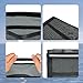 QSYZAIL Boat Storage Bag with Secure Mesh Lid,Reflective Waterproof Strong Adhesive Backing Marine Organizer for Tools Gloves Tackle & Gear 13.38