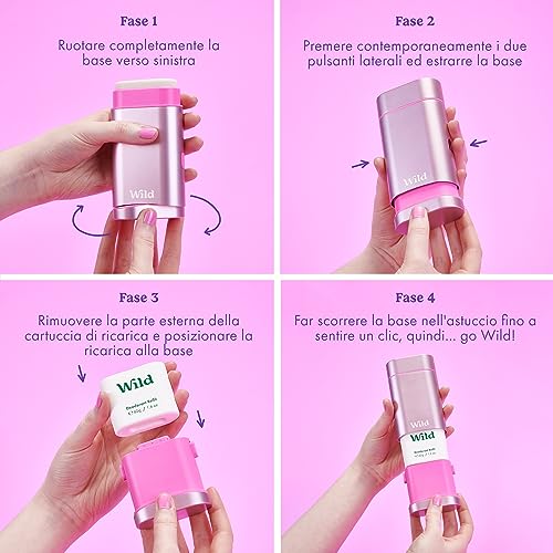 Wild - Deodorante Naturale Ricaricabile - Senza