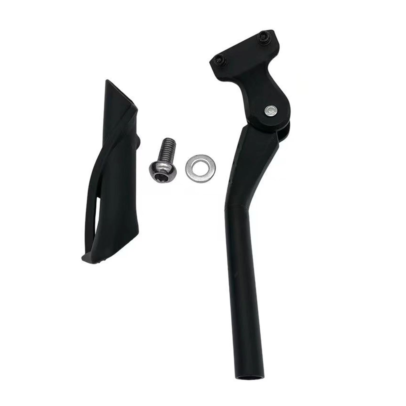 Piede su kickstand bicicletta Cavalletto for bici da neve Fat Bike da 20" 24" 26" Cavalletto for bicicletta elettrica Cavalletto di supporto posteriore Supporto for parcheggio laterale regolabile Punt