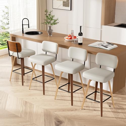 Choairy Swivel Bar Stools Set of 4