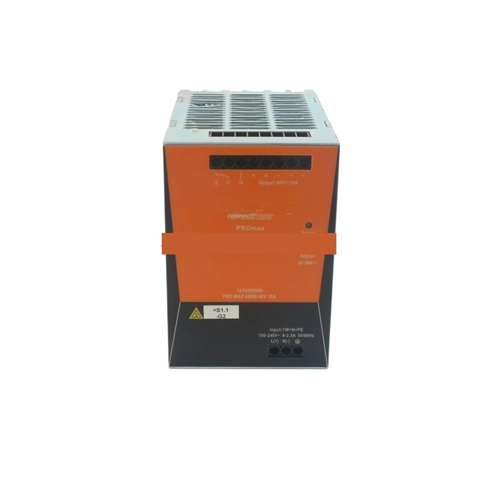 Alimentation à découpage 480W haute fiabilité 48V 10A boîtier métal réf 1478250000