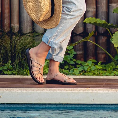 Image of Plaka Relief Flip Flops for Women with Arch Support | Comfy Sandals for Women | Perfect for the Beach, Long Walks or Poolside