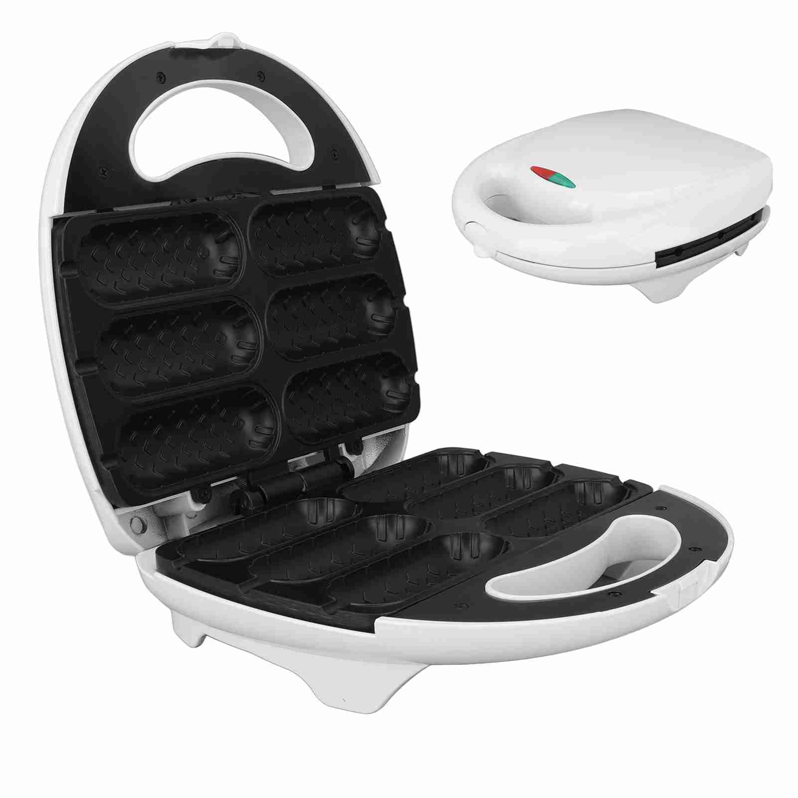 lyrlody ChefPro 750W Dwustronna Nieprzywierająca Maszyna do Corn Dogów (Wtyczka UE 220-240 V)