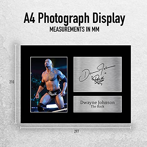New HWC Trading Dwayne Johnson Gift Handtekeningen A4 Printed The Rock Gifts Print Picture Beeldscherm… - Afbeelding 3